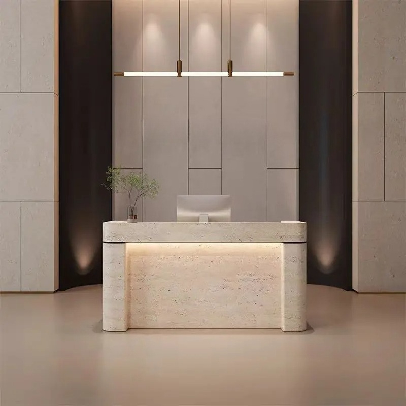 Office Furniture Factory Shop - مكتب استقبال عصري بسيط وعملي، مصنوع