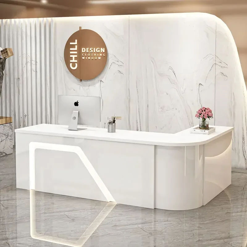 Office Furniture Factory Shop - طاولة كاشير بسيطة وصغيرة لعام 2026
