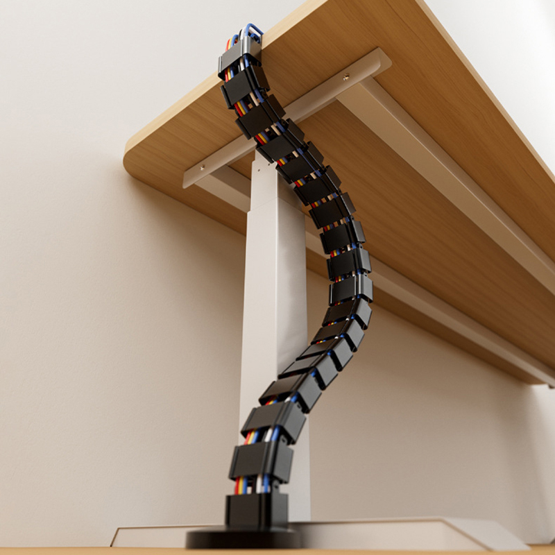 Cable Tray Under Desk - 【L】منظم كابلات سلكية بطول 80 سم