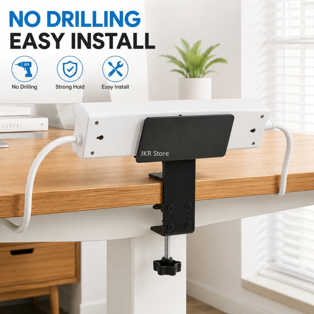 Cable Tray Under Desk - منظم كابلات تحت المكتب، حامل شريط