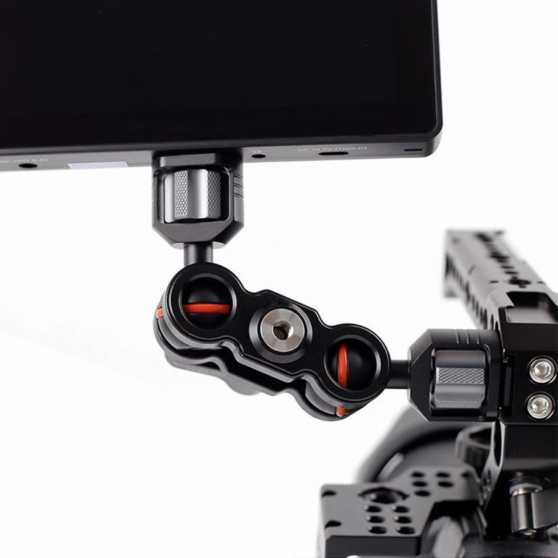 Adjustable Monitor Mount - دعامة تثبيت للكاميرا J78A مع رؤوس