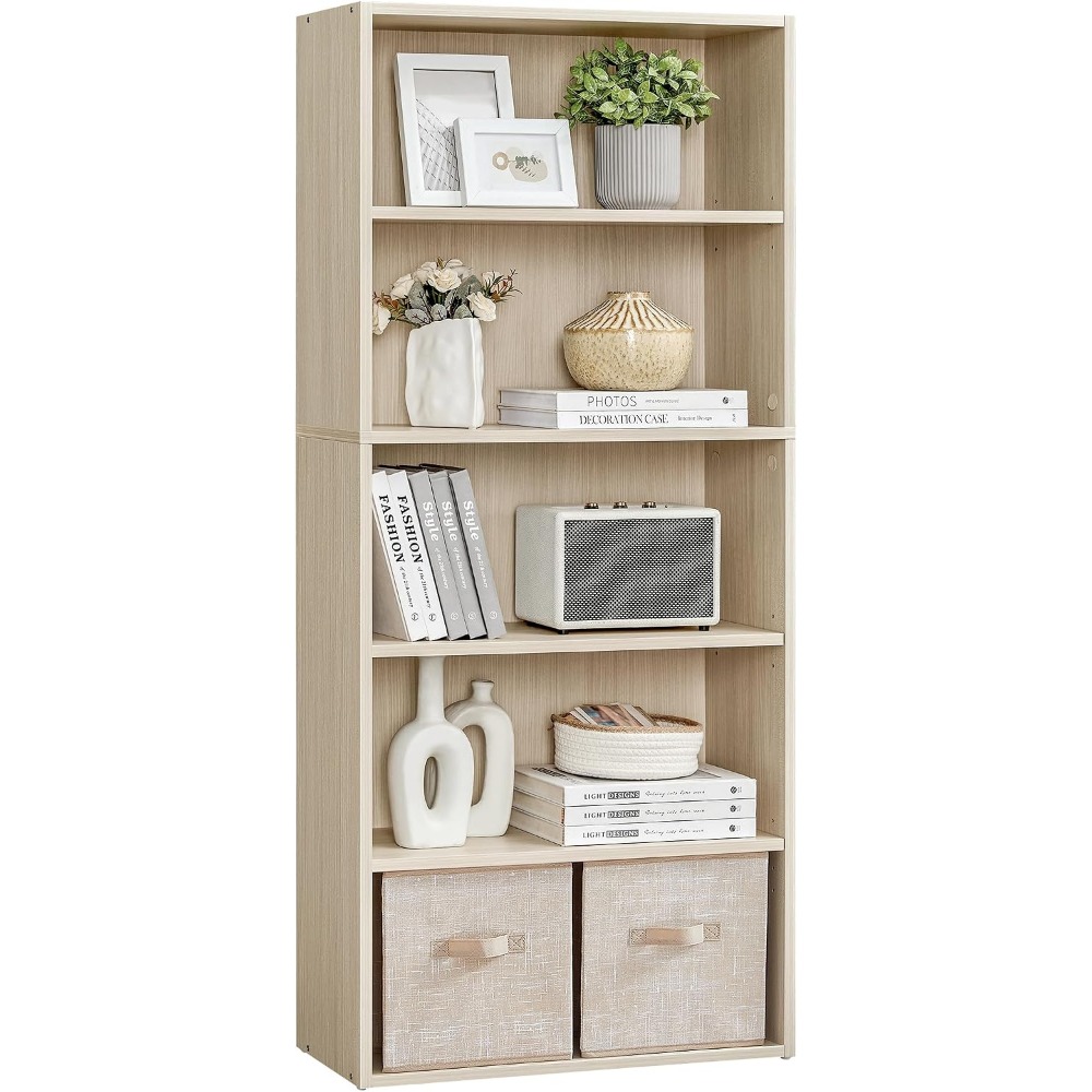 Bookshelf 5 Tier - مجموعة VASAGLE CUSTOS - رف كتب،