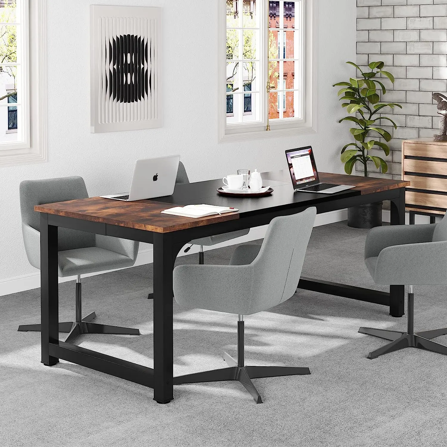 Tribesigns مكتب الكمبيوتر الحد - مراجعة Office X Furniture وسعره