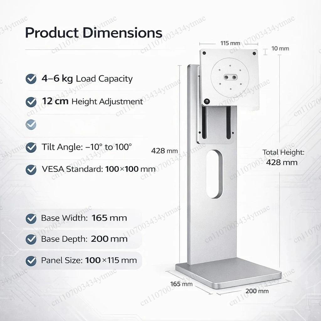 حامل شاشة من الألومنيوم VESA 1 - مراجعة Adjustable Monitor Mount وسعره