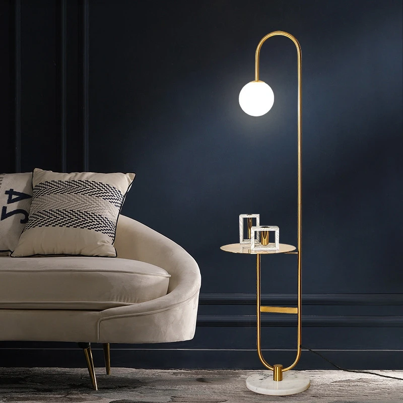 مصباح أرضي LED حديث لديكور الم - مراجعة Floor Lamp Arched وسعره