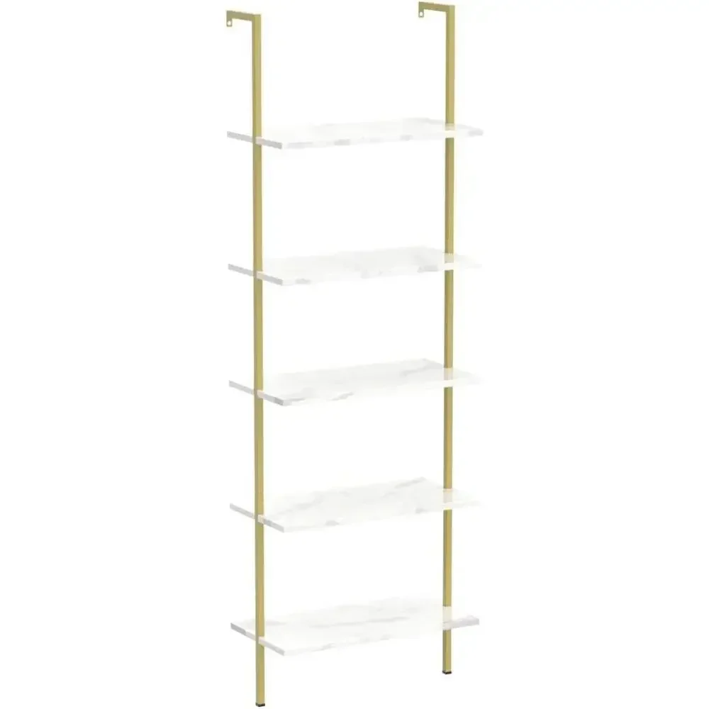 رف خشبي مثبت على الحائط من 5 ط - مراجعة Bookshelf 5 Tier وسعره