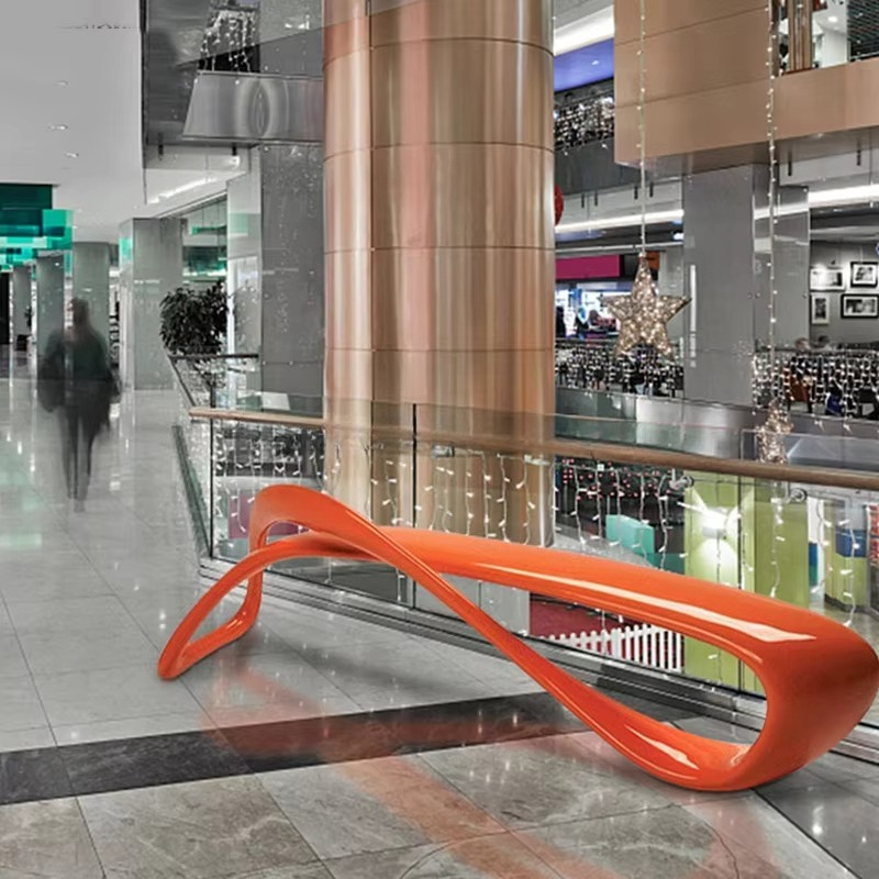 مقعد طويل من الألياف الزجاجية  - مراجعة Office Furniture Factory Shop وسعره