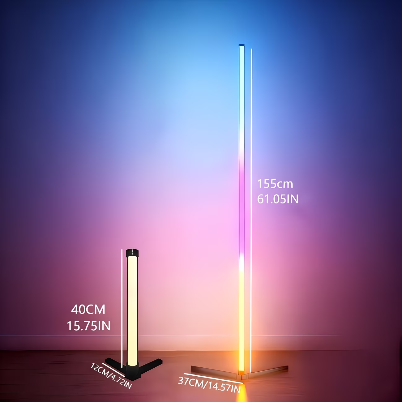 مصباح زاوية أرضي RGB بارتفا155 - مراجعة Floor Lamp Arched وسعره