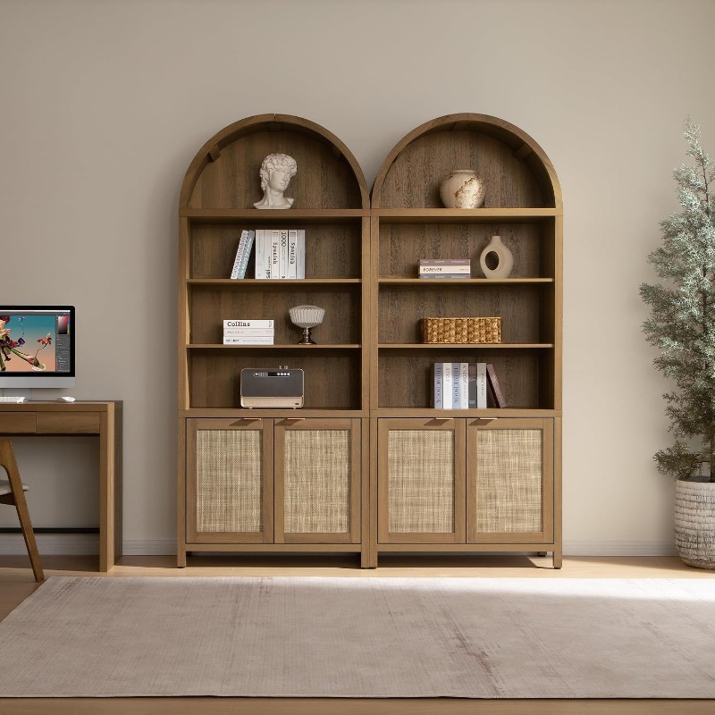 رف كتب SICOTAS بارتفاع 84.2 بو - مراجعة Bookshelf 5 Tier وسعره