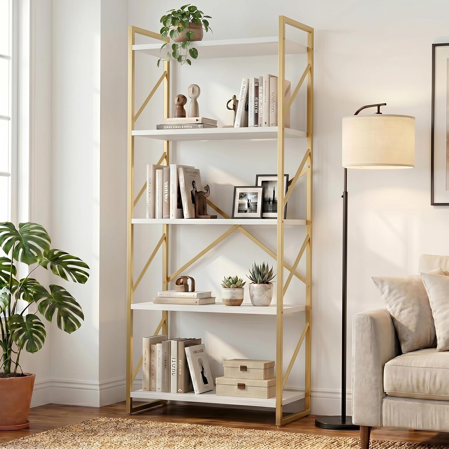 رف كتب طويل من 5 طبقات، رف تخز - مراجعة Bookshelf 5 Tier وسعره