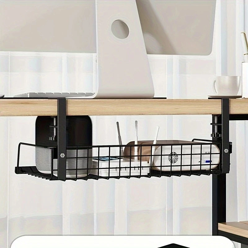 منظم كابلات تحت المكتب بدون حف - مراجعة Cable Tray Under Desk وسعره
