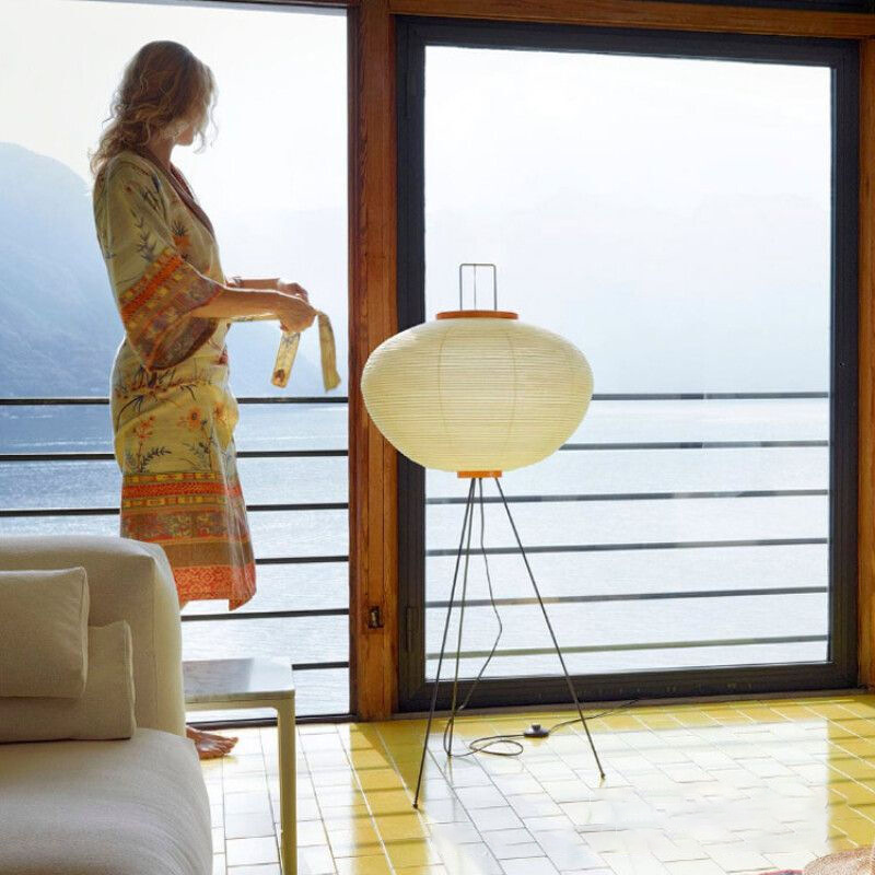 اليابانية Noguchi Akari الأرز  - مراجعة Floor Lamp Arched وسعره