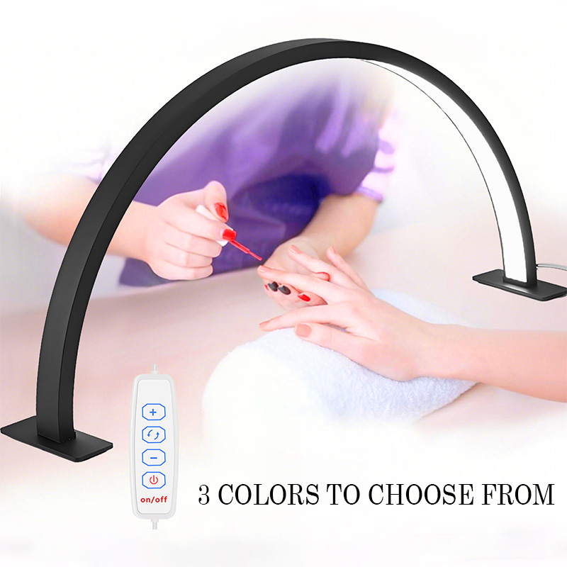 مصباح طاولة أظافر على شكل نصف  - مراجعة Floor Lamp Arched وسعره