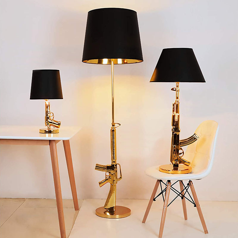 مصباح طاولة مكتبي مطلي بالذهب  - مراجعة Floor Lamp Arched وسعره