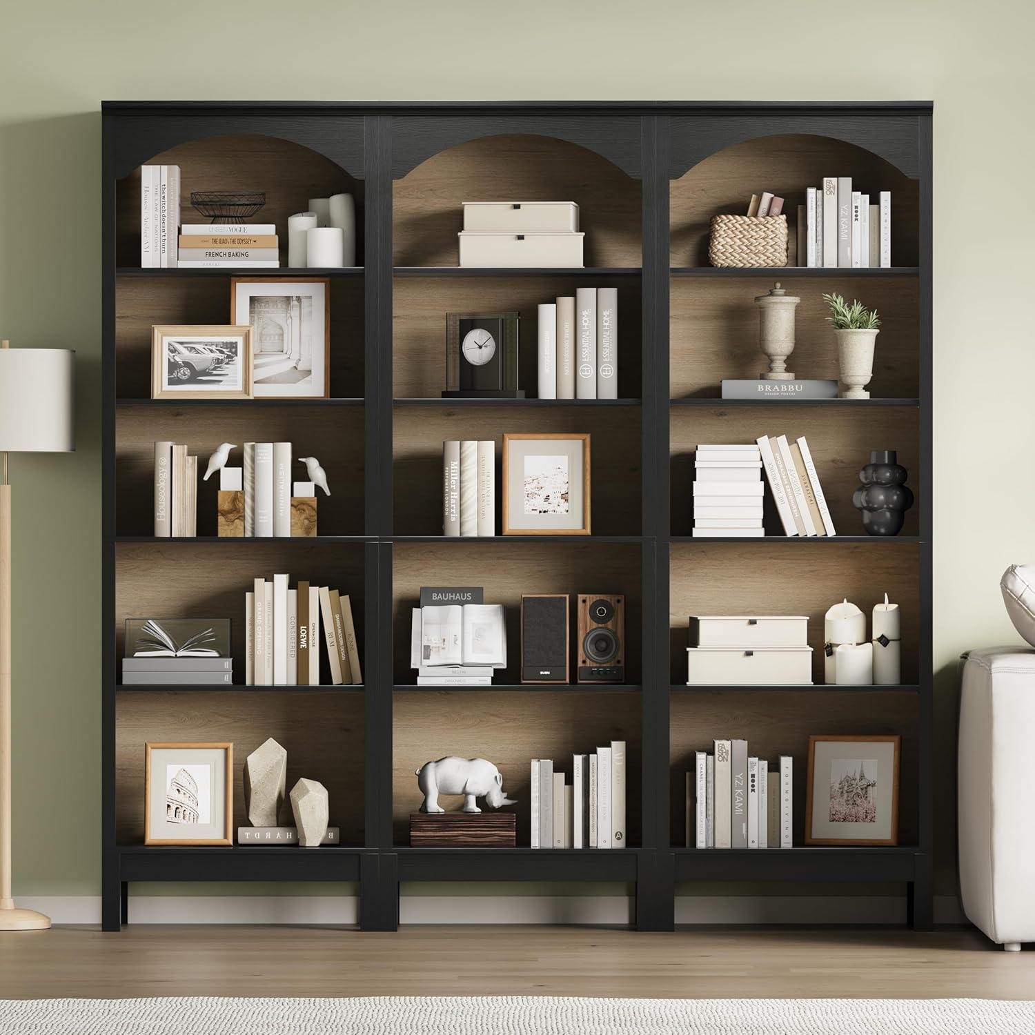 رف كتب مقوس بـ 5 طبقات مفتوحة، - مراجعة Bookshelf 5 Tier وسعره