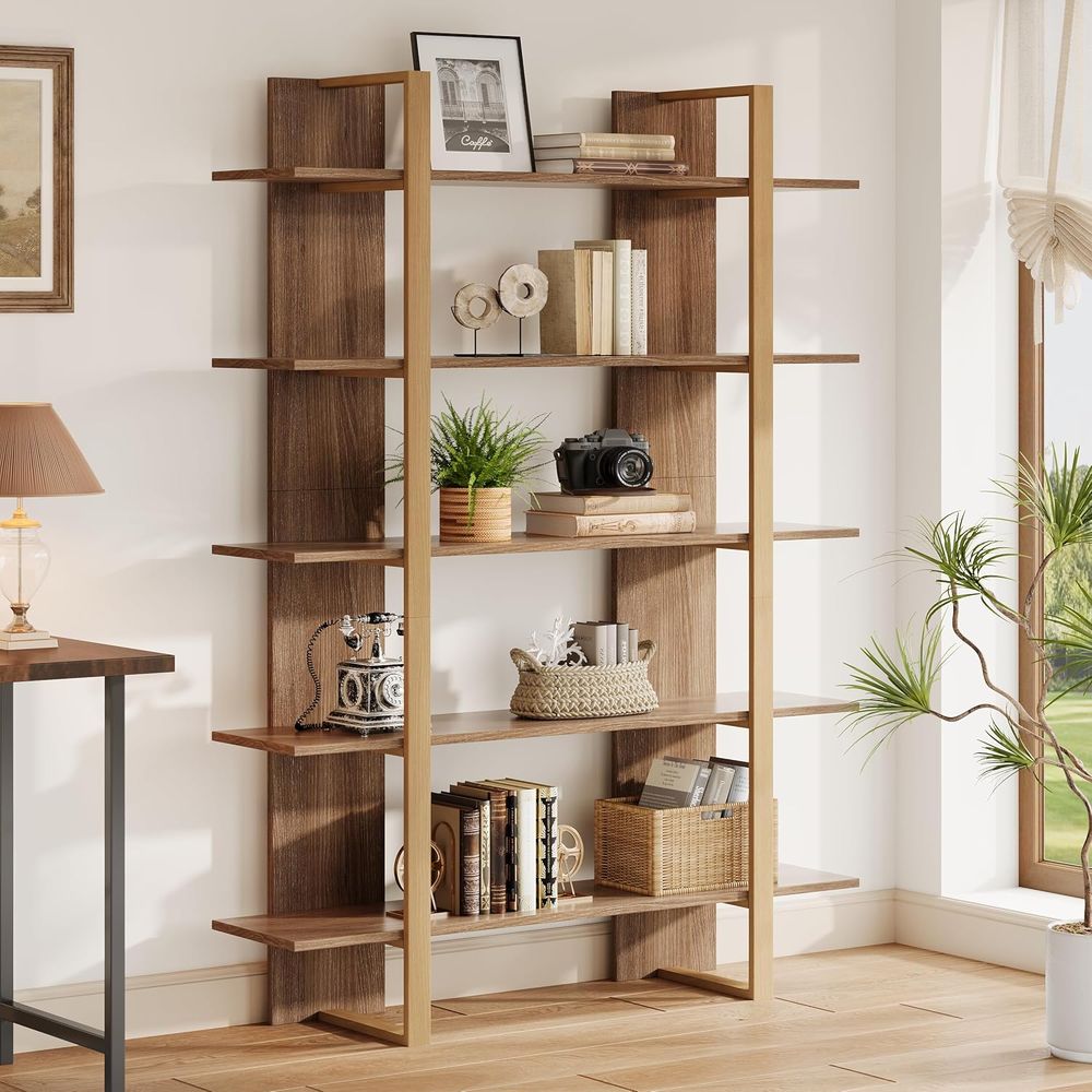رف كتب بخمسة طبقات، مكتبة بوهو - مراجعة Bookshelf 5 Tier وسعره
