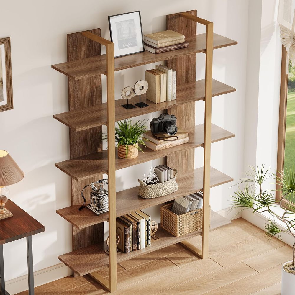 رف كتب بخمسة طبقات، مكتبة بوهو - مراجعة Bookshelf 5 Tier وسعره