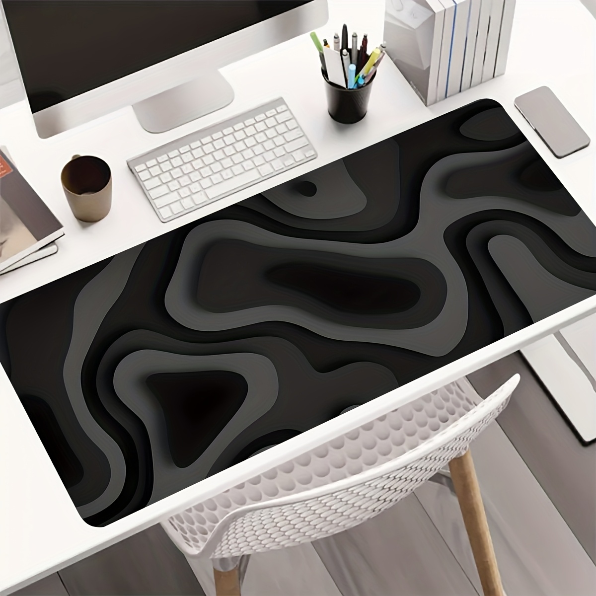 لوحة ماوس كبيرة بتصميم دوامي أ - مراجعة Office Furniture Brand وسعره