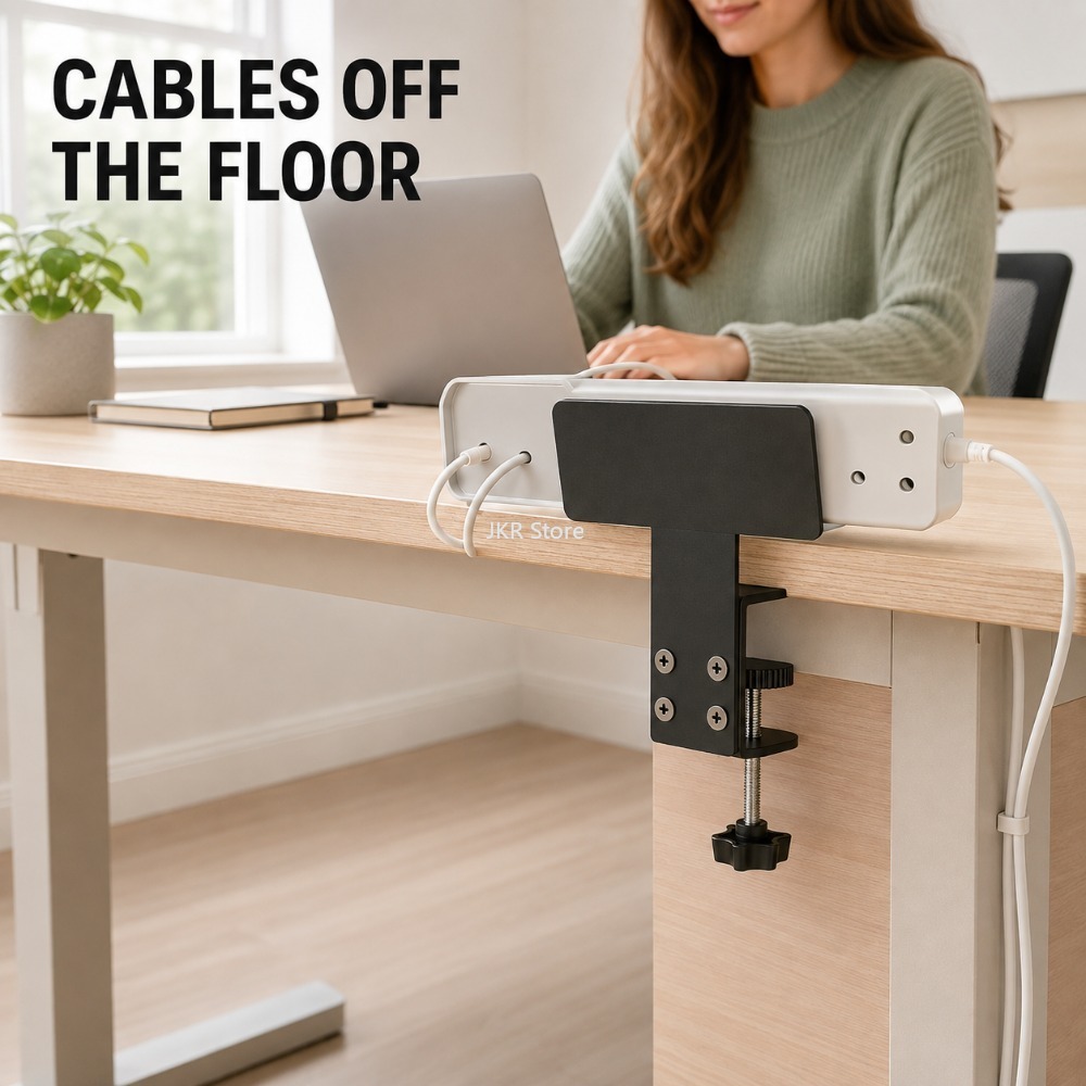 منظم كابلات تحت المكتب، حامل ش - مراجعة Cable Tray Under Desk وسعره