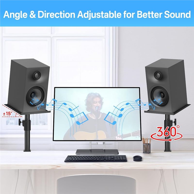 حامل مكبر صوت A99E-Studio-Grad - مراجعة Adjustable Monitor Mount وسعره